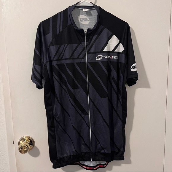 Sponeed Full Zip Cycling Jersey w Pockets Extra Large - Picture 2 of 14